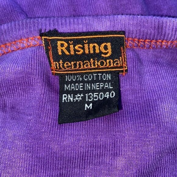 EUC Rising International 100% Cotton Vibrant Multicolor Whimsical Boho Tank Sz M - Picture 5 of 5